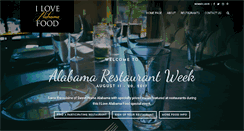 Desktop Screenshot of alabamarestaurantweek.com